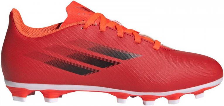 Adidas Performance X Speedflow.4 Jr. voetbalschoenen rood zwart oranje