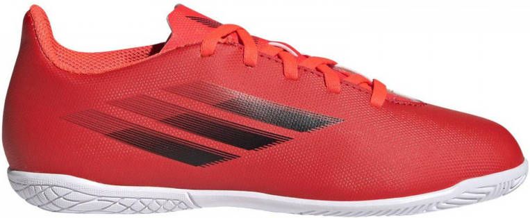 Adidas Performance X Speedflow.4 Jr. zaalvoetbalschoenen rood zwart rood