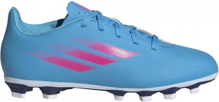 Adidas Performance X Speedflow.4 voetbalschoenen lichtblauw fuchsia donkerblauw