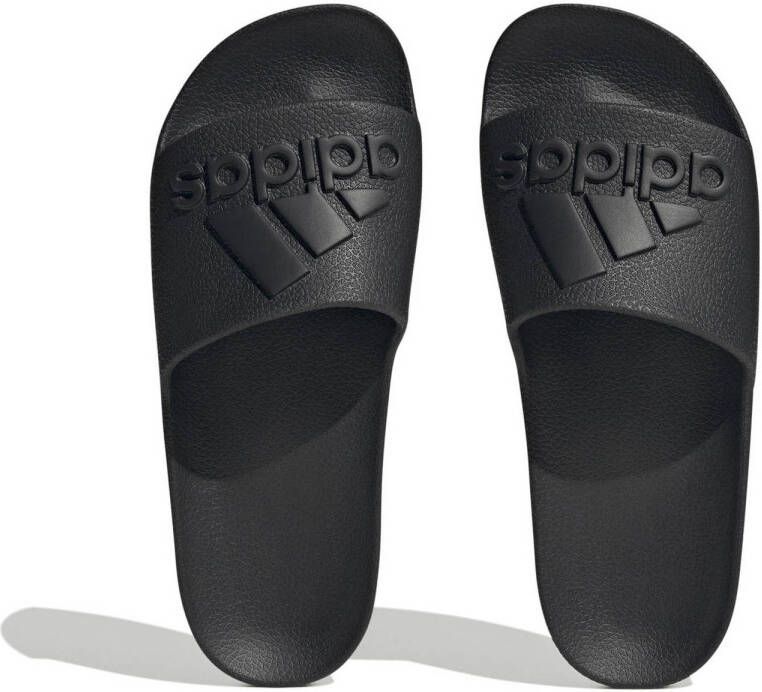 Adidas adilette Slippers en Sandalen Zwart Maat: 41 2 3 Mesh Synthetisch Foot Locker
