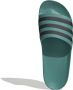 Adidas Sportswear Adilette badslippers donkergroen - Thumbnail 1