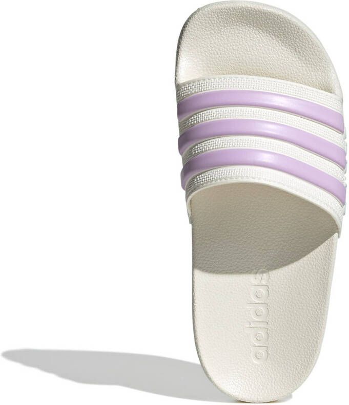 Adidas Sportswear Adilette badslippers ecru paars