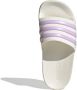 Adidas Sportswear Adilette badslippers ecru paars - Thumbnail 1