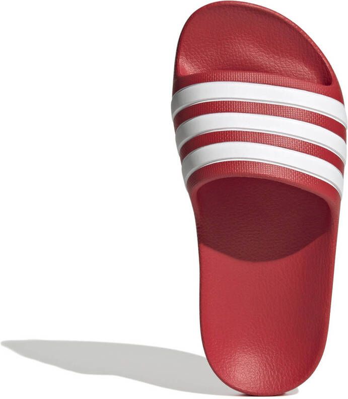 Adidas Sportswear Adilette badslippers rood wit