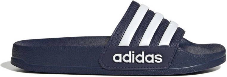 Adidas Sportswear Adilette Shower slippers donkerblauw wit Rubber 34
