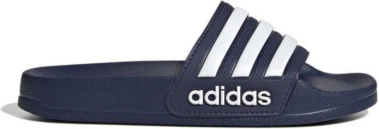 Adidas Sportswear Adilette Shower slippers donkerblauw wit Rubber 37