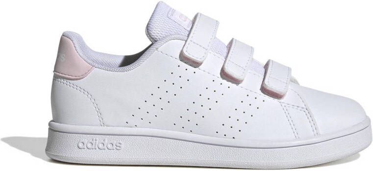Adidas Sportswear Advantage CF sneakers wit lichtroze Synthetisch 30