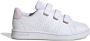 Adidas Sportswear Advantage CF sneakers wit lichtroze Jongens Meisjes Synthetisch 34 - Thumbnail 1