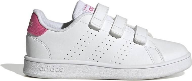 Adidas Sportswear Advantage CF sneakers wit roze Jongens Meisjes Synthetisch 32