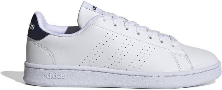 Adidas Sneakers van imitatieleer met vetersluiting White