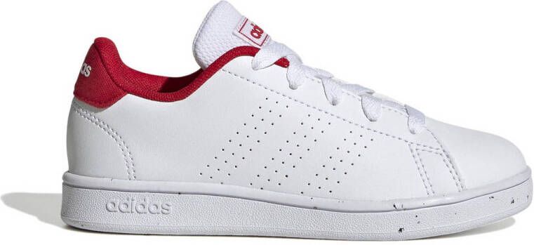 adidas Sportswear Advantage sneakers wit rood