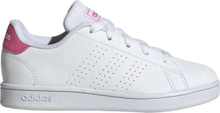 Adidas Sportswear Advantage sneakers wit roze Imitatieleer 36 2 3