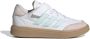 Adidas Sportswear Courtblock sneakers wit lichtblauw roze gum Jongens Meisjes Imitatieleer 35 - Thumbnail 1