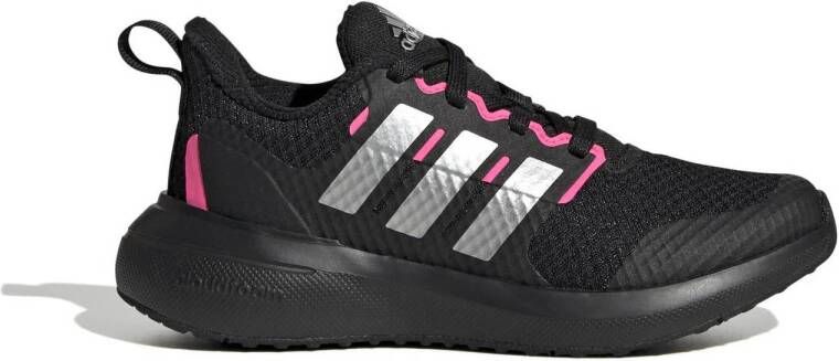 adidas Sportswear FortaRun 2.0 sneakers zwart zilver metallic roze