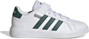Adidas Sportswear Grand Court Schoenen met Elastische Veters en Klittenband