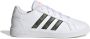Adidas Sportswear Grand Court 2.0 sneakers wit kaki oranje Imitatieleer 36 2 3 - Thumbnail 1