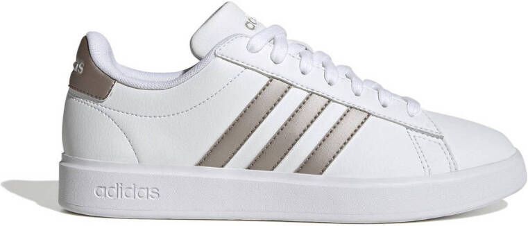 Adidas Originals Comfortabele korte sportschoenen Grand Court Cloudfoam Wit