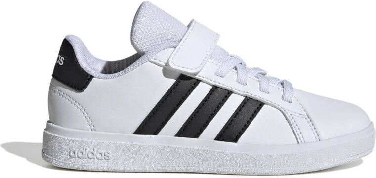 Adidas Grand Court 2.0 kinder sneakers wit Uitneembare zool