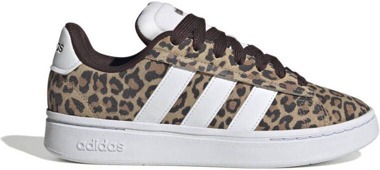 Adidas Sportswear Grand Court Alpha sneakers beige zwart wit