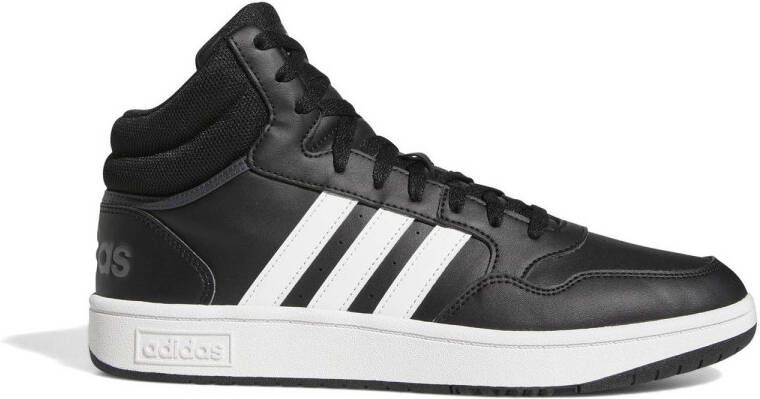 Adidas SPORTSWEAR Hoops 3.0 Mid Sneakers Heren Core Black Ftwr White Grey Six