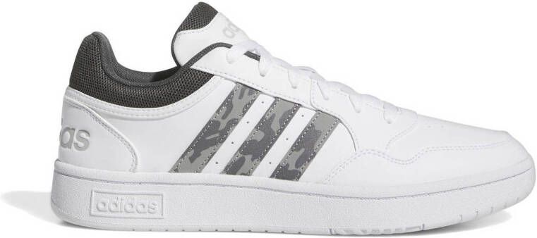 adidas Sportswear Hoops 3.0 sneakers wit grijs