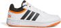 Adidas Originals Hoops 3.0 sneakers wit zwart oranje Imitatieleer 38 2 3 - Thumbnail 1