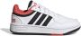 Adidas Sportswear Hoops 3.0 sneakers wit zwart rood Imitatieleer 38 2 3 - Thumbnail 1