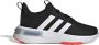 Adidas Sportswear Racer TR23 sneakers zwart wit rood Mesh 36 2 3 - Thumbnail 1