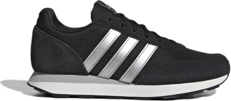 Adidas Sportswear Run 60's 3.0 sneakers zwart zilver metallic