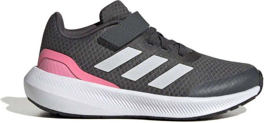 Adidas Sportswear RunFalcon 3.0 Schoenen met Elastische Veters en Klittenband Kinderen Grijs