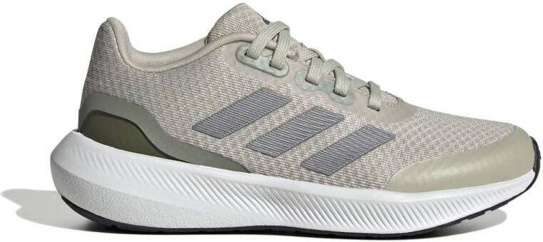 Adidas Sportswear Runfalcon 3.0 sneakers grijsgroen beige wit Mesh 35 1 2