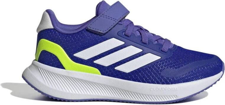 Adidas Sportswear Runfalcon 5 sneakers kobaltblauw wit geel Mesh 29