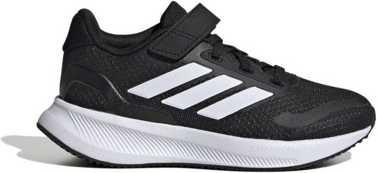 Adidas Sportswear Runfalcon 5 sneakers zwart wit Mesh Meerkleurig 35