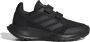 Adidas Sportswear Tensaur Run 2.0 sneakers zwart antraciet Jongens Meisjes Mesh 38 2 3 - Thumbnail 1