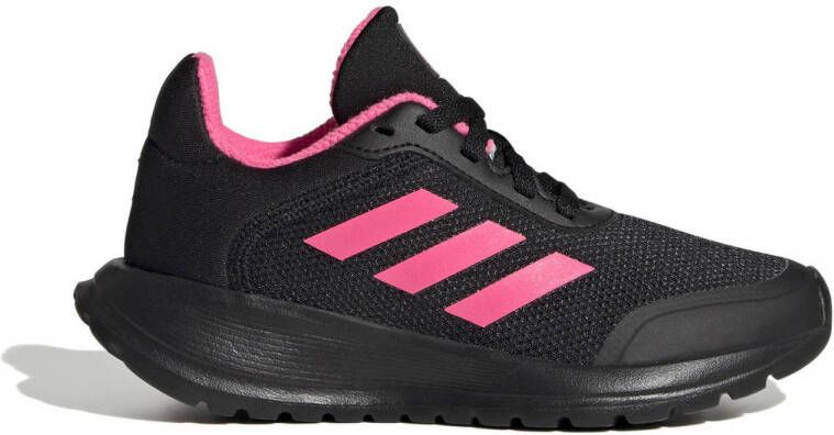 Adidas Sportswear Tensaur Run 2.0 sneakers zwart roze Mesh 39 1 3