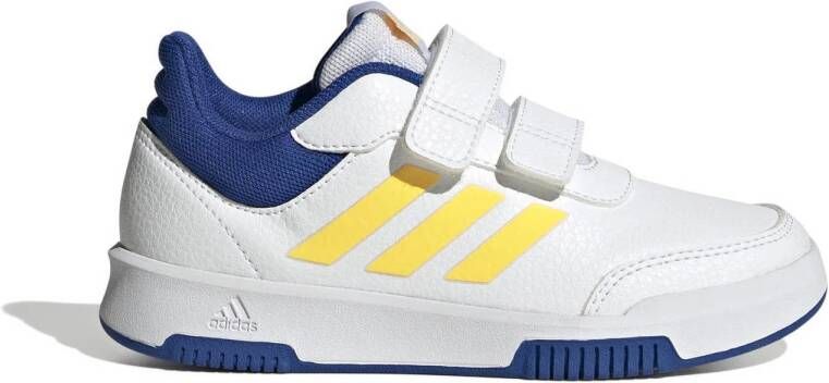 Adidas Sportswear Tensaur Sport 2.0 sneakers wit donkerblauw geel Imitatieleer 36 2 3