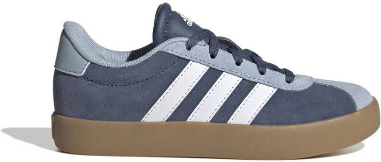 Adidas Sportswear VL Court 3.0 sneakers donkerblauw lichtblauw wit Suede 36 2 3