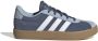 Adidas Sportswear VL Court 3.0 sneakers donkerblauw lichtblauw wit Suede 37 1 3 - Thumbnail 1