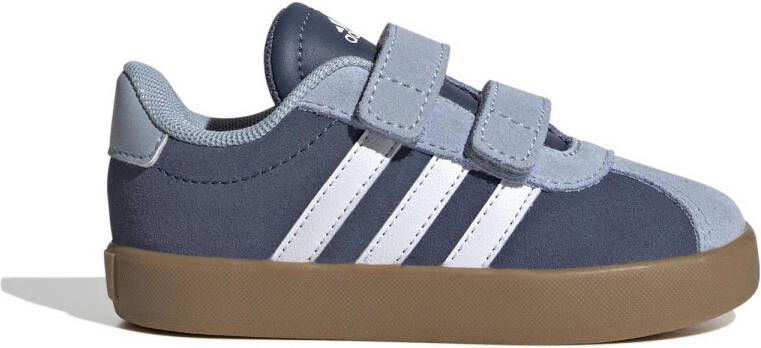 Adidas Sportswear VL Court 3.0 sneakers donkerblauw lichtblauw wit Suede 20