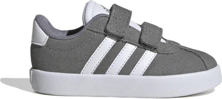 Adidas Sportswear VL Court 3.0 sneakers donkergrijs wit Suede 27
