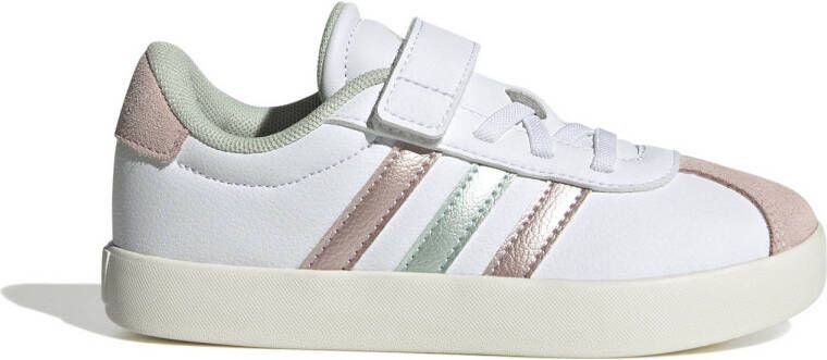 Adidas Sportswear VL Court 3.0 sneakers wit roze turquoise