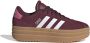 Adidas Sportswear VL Court Bold suède sneakers donkerrood wit Jongens Meisjes Suede 35 1 2 - Thumbnail 1