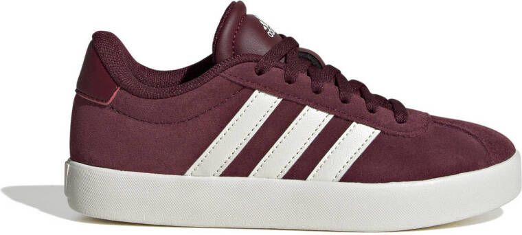 Adidas Sportswear VL Court sneakers donkerrood wit Suede 36 2 3