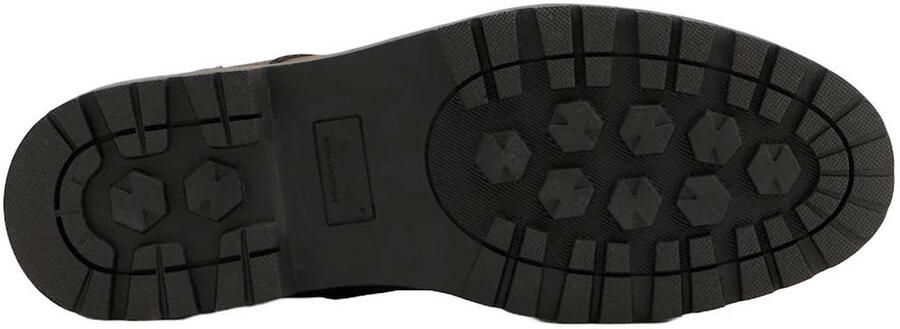 AM SHOE imitatieleren veterschoenen met profielzool bruin - Foto 3
