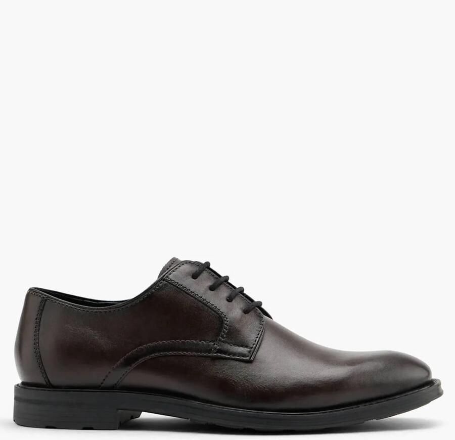 AM SHOE leren veterschoenen bruin