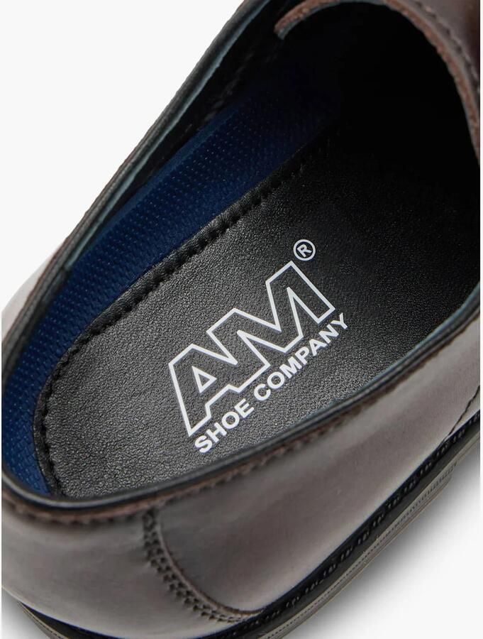 AM SHOE leren veterschoenen bruin - Foto 2