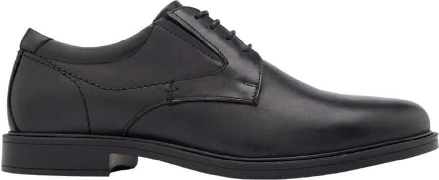 AM SHOE leren veterschoenen zwart