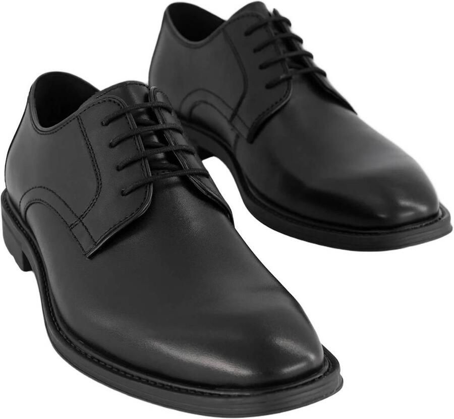 AM SHOE leren veterschoenen zwart - Foto 2