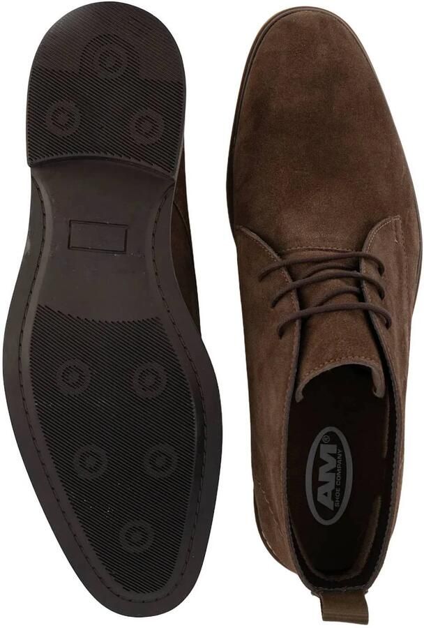 AM SHOE suède veterschoenen bruin - Foto 2