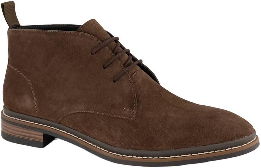 AM SHOE suède veterschoenen bruin - Foto 3